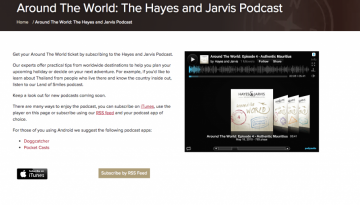 Around The World The Hayes and Jarvis Podcast