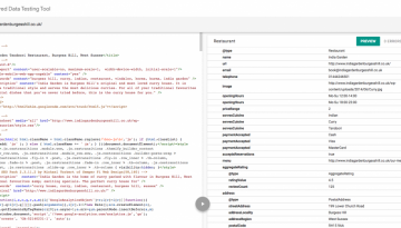 Structured Data Testing Tool